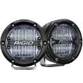 Picture of Rigid Industries 360-Series 4in LED SAE J583 Fog Light - White Pair