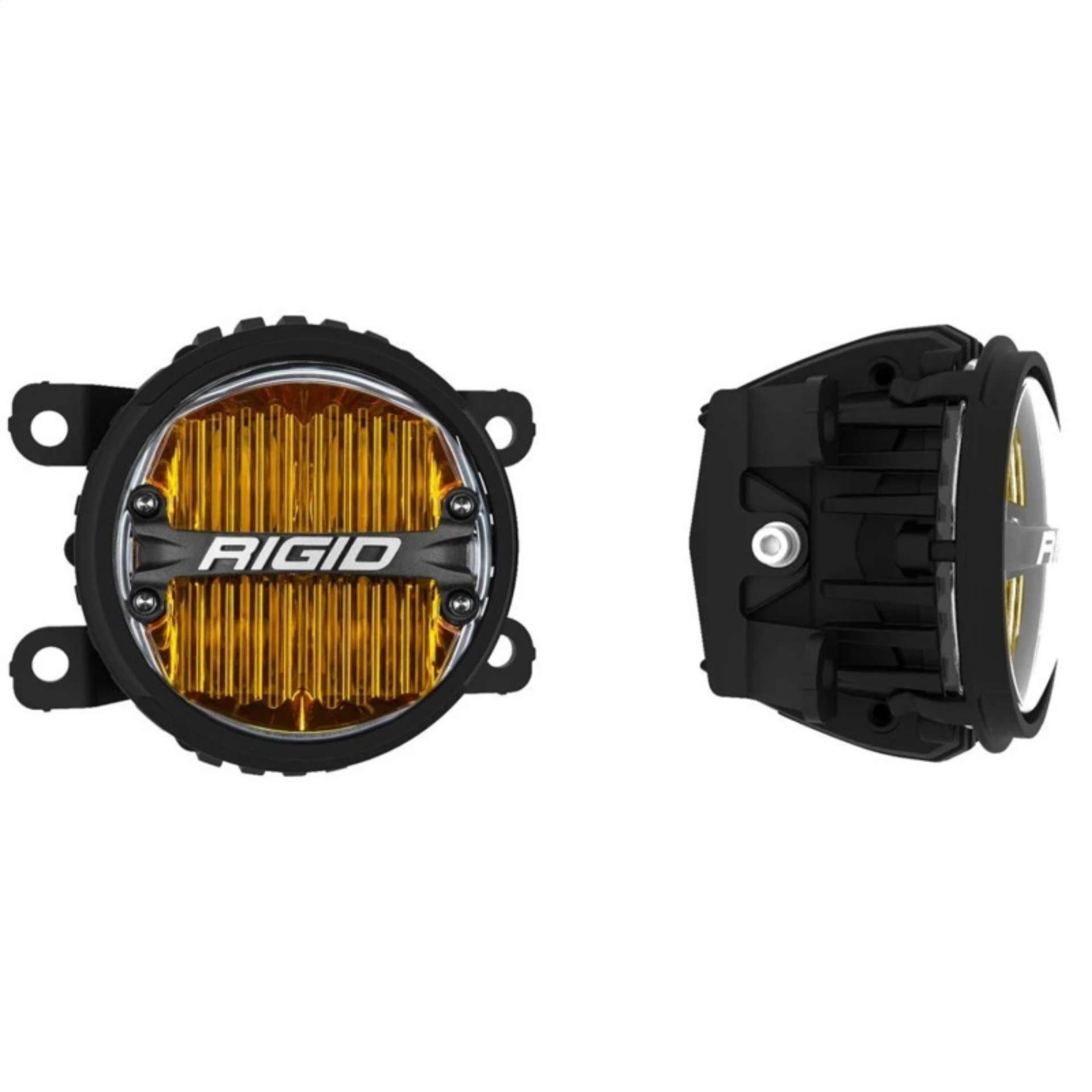 Picture of Rigid Industries 12-18 Subaru BRZ - 12+ WRX STI s360-Series 4in LED SAE J583 Fog Light kit - Yellow