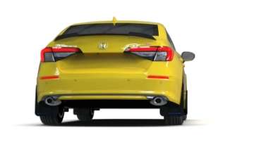 Picture of Rally Armor 22-24 Honda Civic-Civic Si-Sport Black UR Mud Flap w-Blue Logo