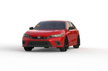 Picture of Rally Armor 22-24 Honda Civic-Civic Si-Sport Black UR Mud Flap w-Red Logo