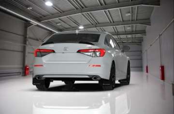 Picture of Rally Armor 22-24 Honda Civic-Civic Si-Sport Red UR Mud Flap w-White Logo