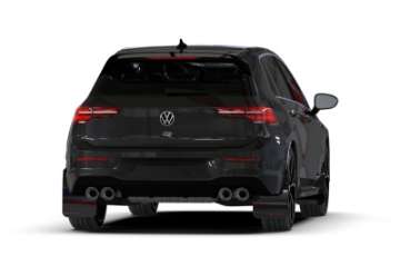 Picture of Rally Armor 22-24 VW MK8 Golf GTI-R Black UR Mud Flap w-Red Logo