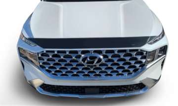 Picture of AVS 21-22 Hyundai Santa Fe Aeroskin Low Profile Hood Shield - Smoke