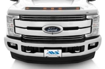 Picture of AVS 17-22 Ford F-250 - F-350 - F-450 Aeroskin Hood Shield Color Match w- lights - Oxford White