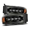 Picture of AlphaRex 02-05 Dodge Ram 1500 NOVA LED Proj Headlights Alpha Black w-Activ Light-Seq Signal