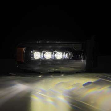 Picture of AlphaRex 02-05 Dodge Ram 1500 NOVA LED Proj Headlights Alpha Black w-Activ Light-Seq Signal