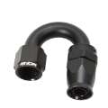 Picture of Snow -10AN 180 Degree PTFE Hose End Black