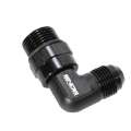 Picture of Snow -10 ORB to -8AN 90 Degree Swivel Fitting Black