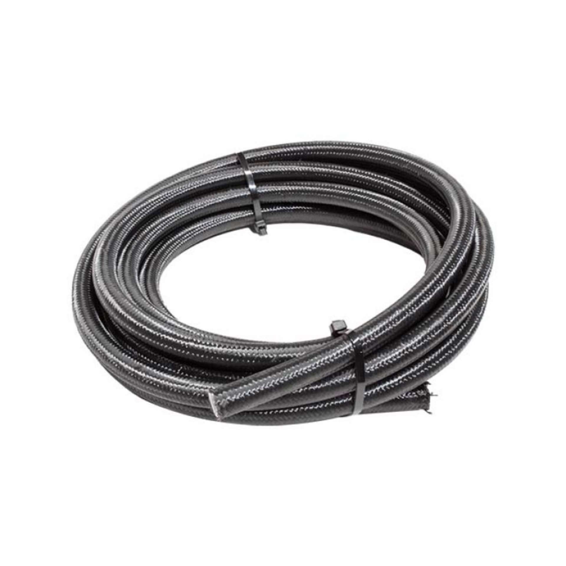 Picture of Snow 8AN Braided Stainless PTFE Hose - 15ft Black