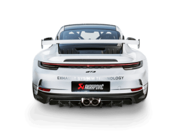 Picture of Akrapovic 21-22 Porsche 911 GT3-GT3 RS 992 Slip-On Race Line Titanium w-Titanium Tips