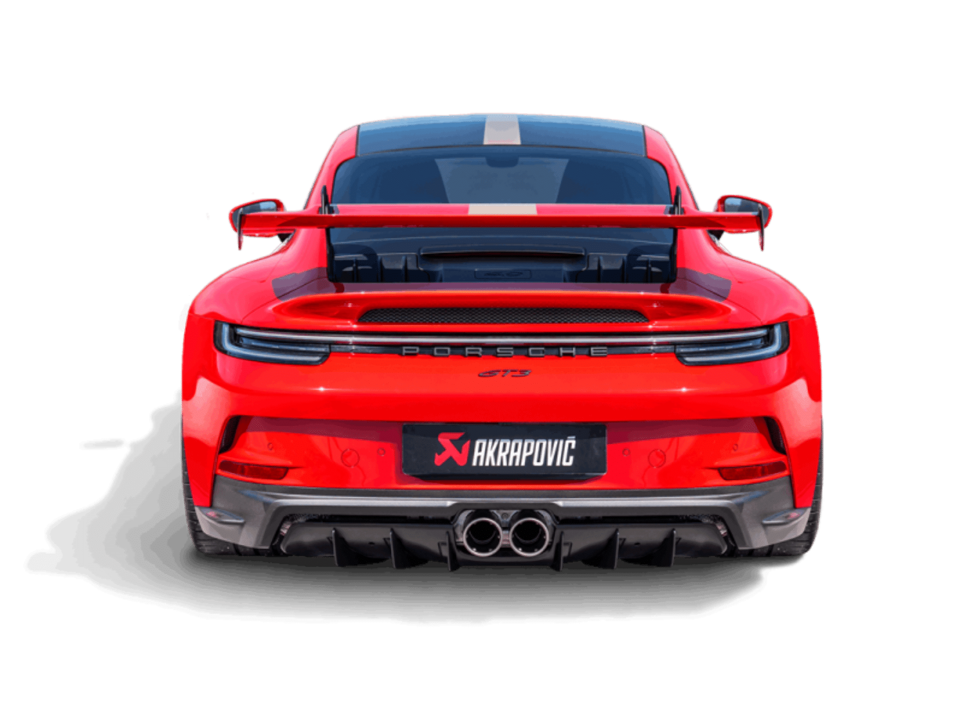 Picture of Akrapovic 21-22 Porsche 911 GT3 992 Rear Carbon Fiber Diffuser - Matte