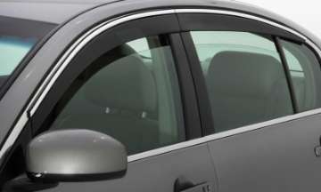 Picture of AVS 19-22 Hyundai Santa Fe Ventvisor Low Profile Window Deflectors 4pc - Chrome