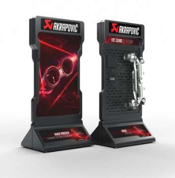 Picture of Akrapovic Car Graphics Set for Large POS Stand