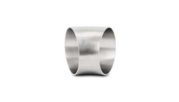 Picture of Vibrant 3-5in OD T304 SS 45 Deg Mandrel Bend Elbow 3-5in Centerline Radius