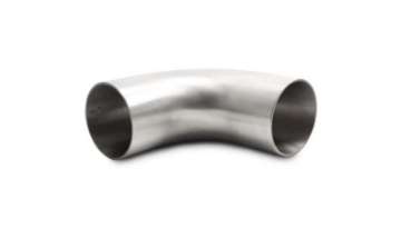 Picture of Vibrant 2-5in OD 4-13in Tangent Length T304 SS 90 Deg Mandrel Bend w-Extended Leg Length