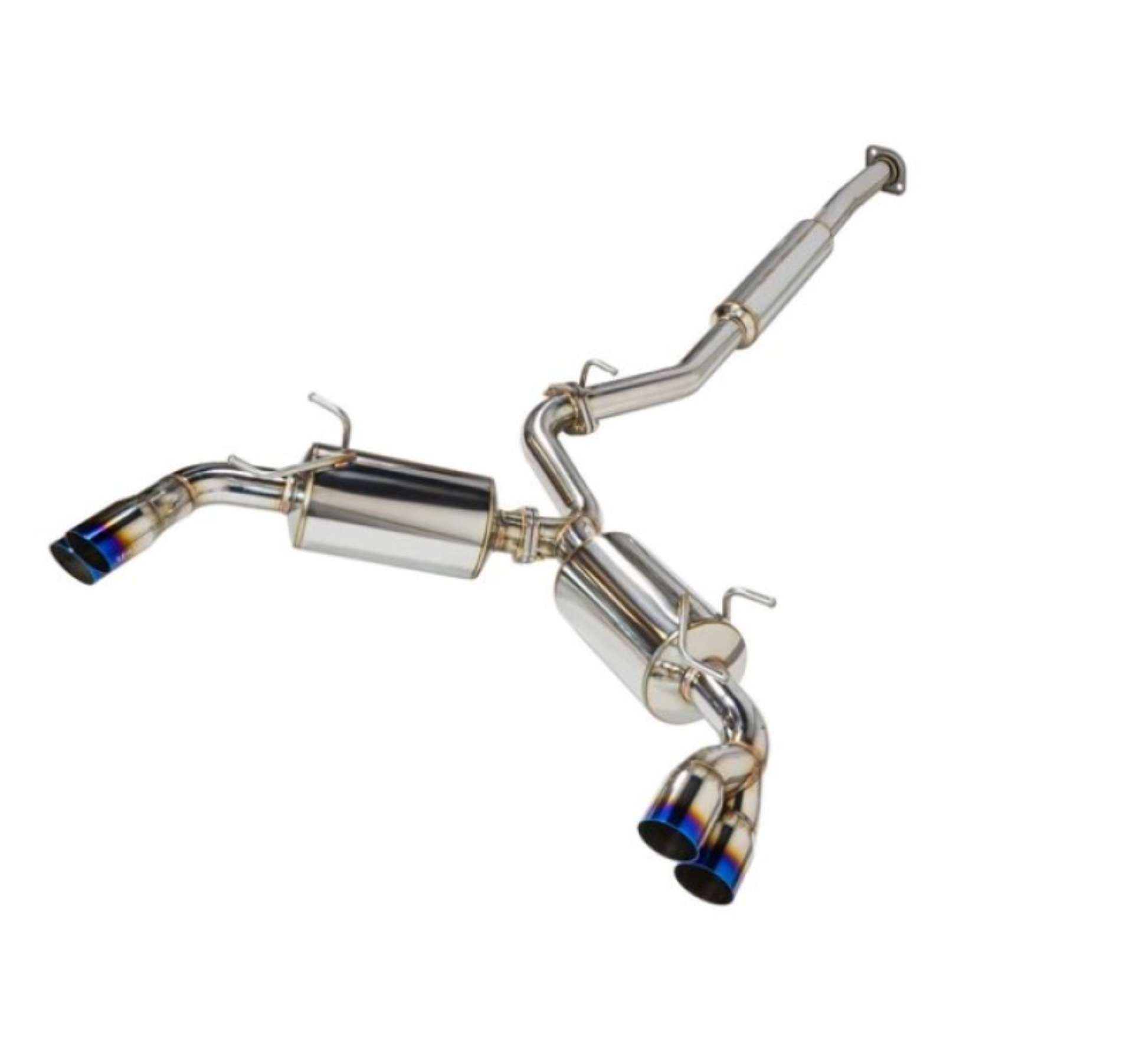 Picture of REMARK Sports Touring CatBack Exhaust, Toyota GR86 - Subaru BRZ 2022+, Burnt Stainless Tip