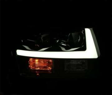 Picture of AlphaRex 07-14 Chevrole Tahoe PRO-Series LED Headlights Plank Style Blk w-Activ Light-Seq Signal-DRL