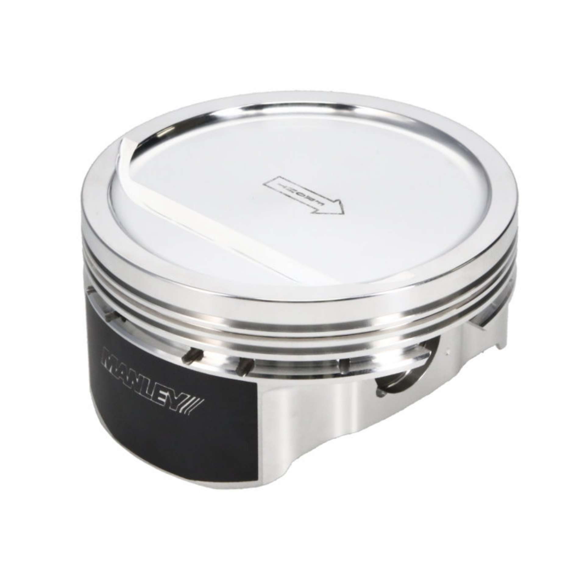 Picture of Manley Chevy LS Series 4-070in Bore 1-065in CD -20cc Dish Platinum Series Pistons - Set of 8