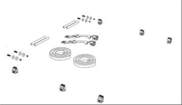 Picture of BAK 05-15 Toyota Tacoma Replacement Hardware Kit For BAKFlip or BAK Revolver Truck Bed Cover