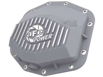 Picture of aFe 21-22 RAM 1500 TRX HEMI V8 6-2Lsc Street Series Rear Differential Cover Raw w- Machined Fins