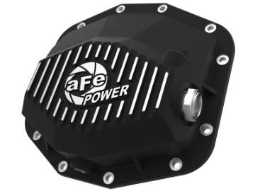 Picture of aFe POWER 21-22 Ram 1500 TRX Hemi V8 6-2L sc PRO Series Rear Differential Cover Black w- Machined