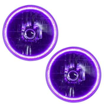 Picture of Oracle Lighting 97-06 Jeep Wrangler TJ Pre-Assembled LED Halo Headlights -UV-Purple NO RETURNS