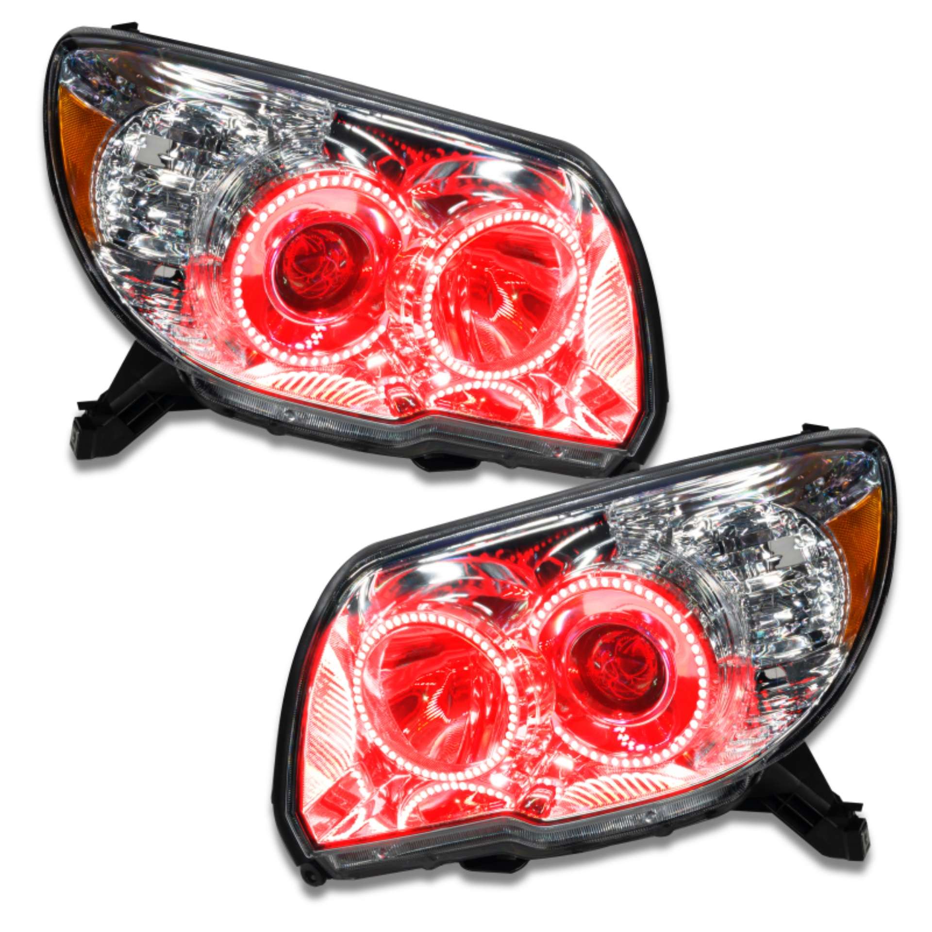 Picture of Oracle Lighting 06-09 Toyota 4-Runner Pre-Assembled LED Halo Headlights -Red SEE WARRANTY