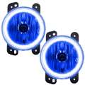 Picture of Oracle Lighting 10-15 Jeep Wrangler JK Pre-Assembled LED Halo Fog Lights -Blue SEE WARRANTY