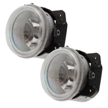 Picture of Oracle Lighting 10-15 Jeep Wrangler JK Pre-Assembled LED Halo Fog Lights -Red NO RETURNS