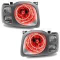 Picture of Oracle Lighting 02-04 Nissan Xterra SE Pre-Assembled LED Halo Headlights -Red SEE WARRANTY