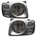 Picture of Oracle Lighting 02-04 Nissan Xterra SE Pre-Assembled LED Halo Headlights -Red SEE WARRANTY