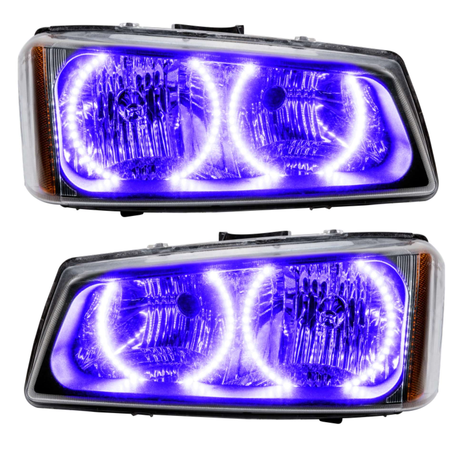 Picture of Oracle Lighting 03-06 Chevrolet Silverado Pre-Assembled LED Halo Headlights -UV-Purple