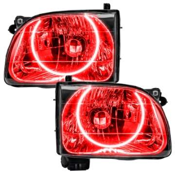 Picture of Oracle Lighting 01-04 Toyota Tacoma Pre-Assembled LED Halo Headlights -Red NO RETURNS