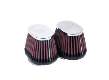 Picture of K&N 1-3-4in FLG 4 X 2-7-8in B 3 X 2in T 2-3-4in L 2 PER BOX Universal Clamp-On Air Filter