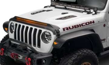 Picture of AVS 20-22 Jeep Gladiator Launch-Overland-Rubicon-Sport Low Profile Aeroskin Lightshield Pro - Blk