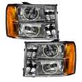 Picture of Oracle Lighting 07-13 GMC Sierra Pre-Assembled LED Halo Headlights - Blue SEE WARRANTY