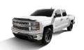 Picture of AVS 16-18 Chevrolet Silverado 1500 Low Profile Aeroskin Lightshield Pro - Black