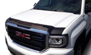 Picture of AVS 14-18 GMC Sierra 1500 - 2019 GMC Sierra 1500 Limited Low Profile Aeroskin Lightshield Pro - Blk