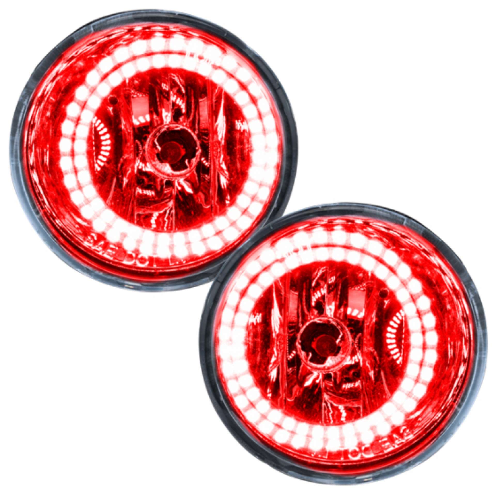 Picture of Oracle Lighting 04-07 Nissan Armada Pre-Assembled LED Halo Fog Lights -Red SEE WARRANTY