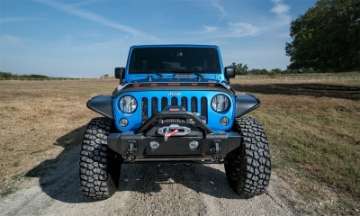 Picture of AVS 07-18 Jeep Wrangler JK Incl- JKU Low Profile Aeroskin Lightshield Pro - Black