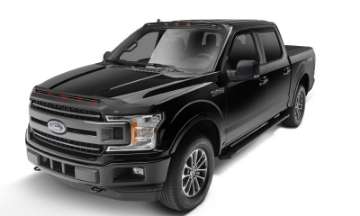 Picture of AVS 15-20 Ford F-150 Excl- Raptor Low Profile Aeroskin Lightshield Pro - Black