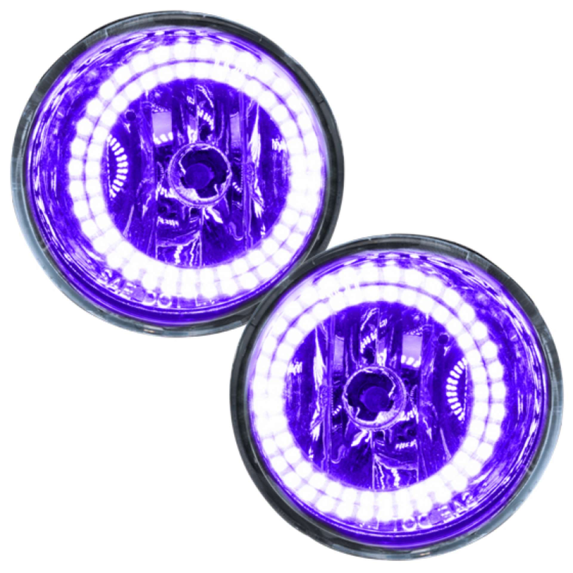 Picture of Oracle Lighting 04-15 Nissan Titan Pre-Assembled LED Halo Fog Lights -UV-Purple SEE WARRANTY