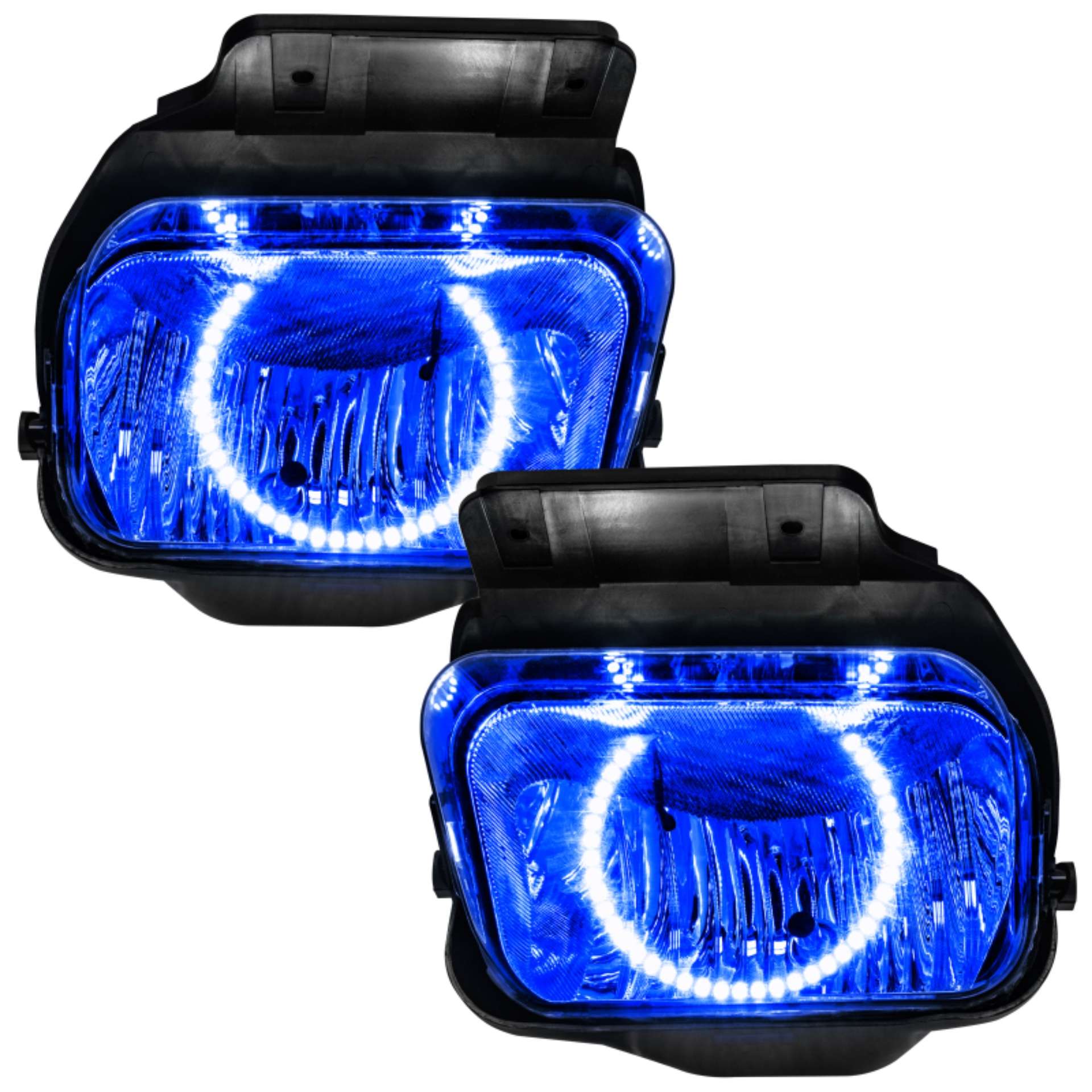 Picture of Oracle Lighting 03-06 Chevrolet Silverado Pre-Assembled LED Halo Fog Lights -Blue SEE WARRANTY