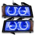 Picture of Oracle Lighting 04-12 Chevrolet Colorado Pre-Assembled LED Halo Headlights -Blue SEE WARRANTY