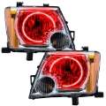 Picture of Oracle Lighting 05-14 Nissan Xterra Pre-Assembled LED Halo Headlights -Red SEE WARRANTY