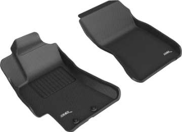 Picture of 3D MAXpider 08-11 Subaru Impreza - WRX - 08-14 Impreza WRX STI Kagu 1st Row Floormats - Black