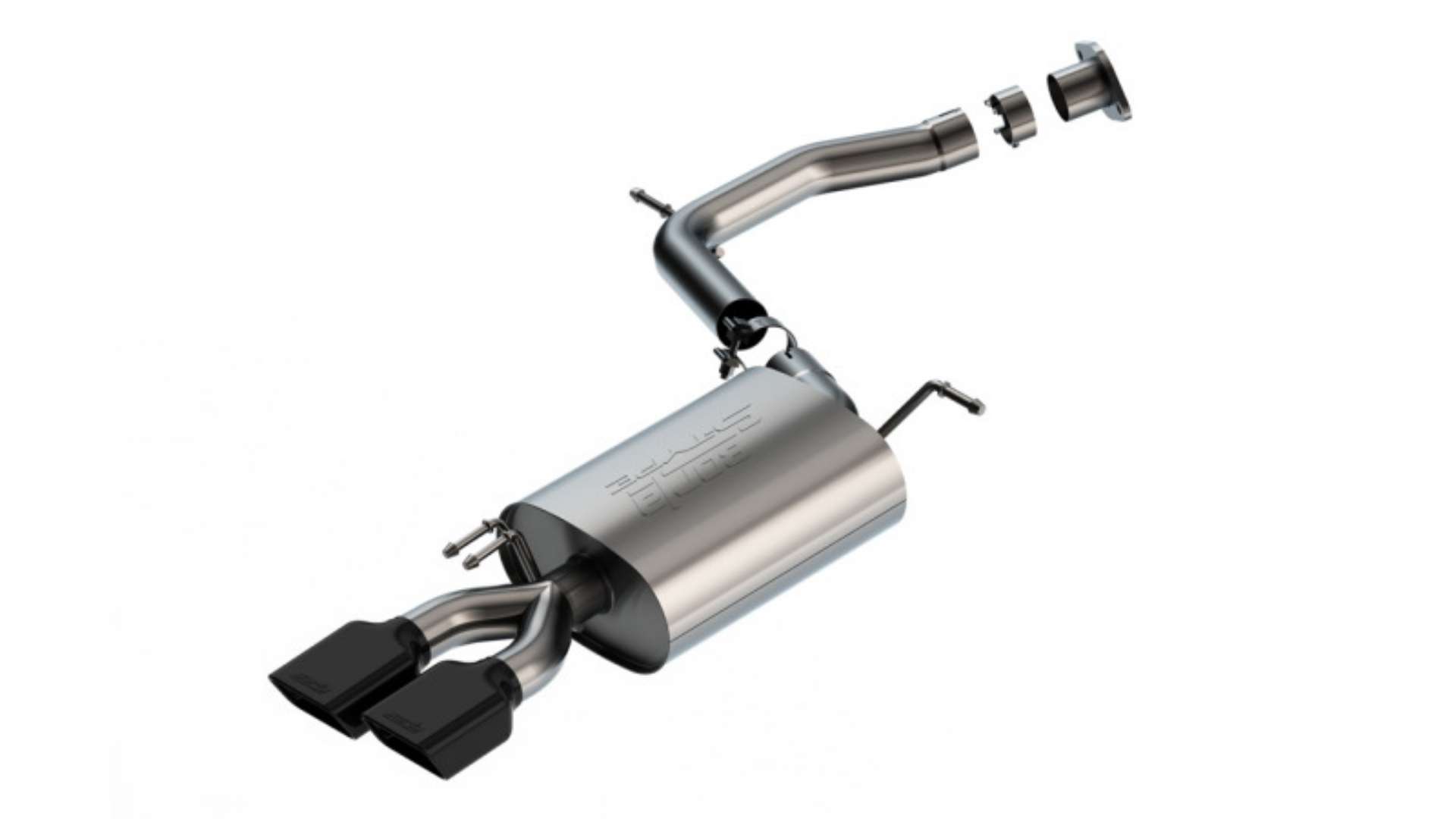 Picture of Borla 2023 Hyundai Palisade-20-22 Kia Telluride 3-8L V6 S-Type Axle-Back Exhaust w- Black Chrome Tip