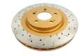 Picture of DBA 17-23 Nissan Armada Rear 4000 Series Drilled & Slotted Rotor