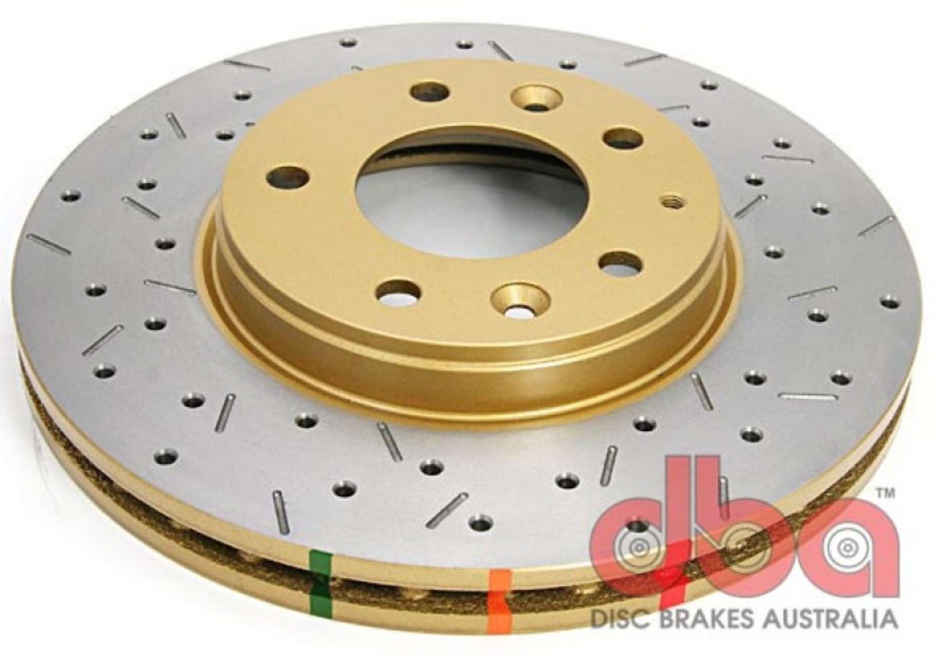 Picture of DBA 03-05 Mazda 6 Front 4000 Series Drilled & Slotted Rotor