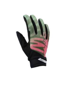 Picture of USWE Cartoon Off-Road Glove Olive-Pink - XL